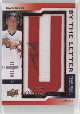 2009 Upper Deck Signature Stars - USA By the Letter Signatures #BTLU-KK.U - Kavin Keyes (letter U) /100