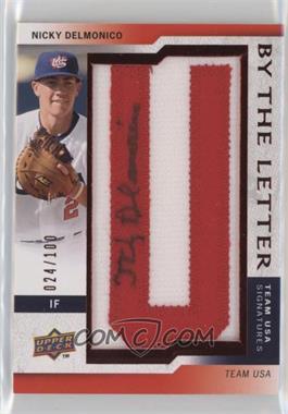 2009 Upper Deck Signature Stars - USA By the Letter Signatures #BTLU-ND.U - Nicky Delmonico (letter U) /100