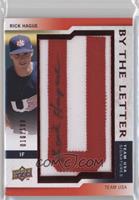 Rick Hague (letter U) #/100