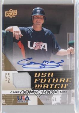 2009 Upper Deck Signature Stars - USA Future Watch Jersey Autographs - Patch #UFWA-16 - Casey McGrew /50