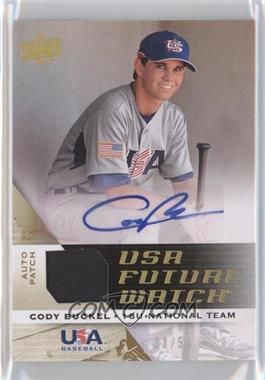 2009 Upper Deck Signature Stars - USA Future Watch Jersey Autographs - Patch #UFWA-23 - Cody Buckel /50