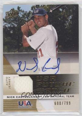 2009 Upper Deck Signature Stars - USA Future Watch Jersey Autographs #UFWA-24 - Nick Castellanos /799