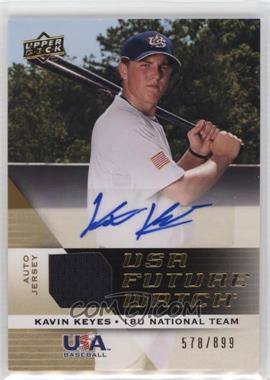 2009 Upper Deck Signature Stars - USA Future Watch Jersey Autographs #UFWA-31 - Kavin Keyes /899