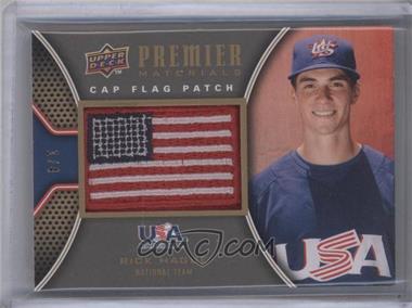 2009 Upper Deck Signature Stars - USA National Team Premier Materials Cap Flag Patches #PMCF-32 - Rick Hague /4