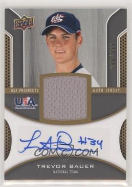 2009 Upper Deck Signature Stars - USA Prospects Autograph Jerseys #USA-TB - Trevor Bauer /399 [EX to NM]