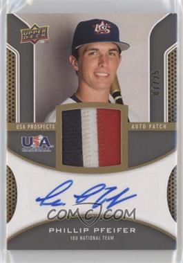 2009 Upper Deck Signature Stars - USA Prospects Autograph Patch #USA-PP - Phillip Pfeifer /25