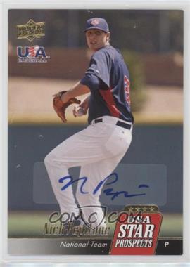 2009 Upper Deck Signature Stars - USA Star Prospects - Autographs #USA-A35 - Nick Pepitone