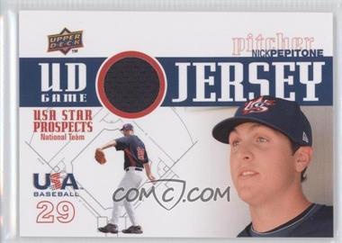 2009 Upper Deck Signature Stars - USA Star Prospects - UD Game Jersey #GJU-35 - Nick Pepitone