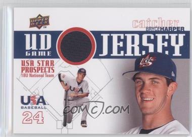 2009 Upper Deck Signature Stars - USA Star Prospects - UD Game Jersey #GJU-8 - Bryce Harper
