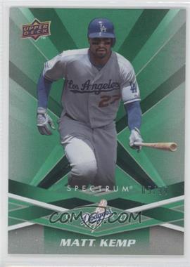 2009 Upper Deck Spectrum - [Base] - Green #52 - Matt Kemp /99