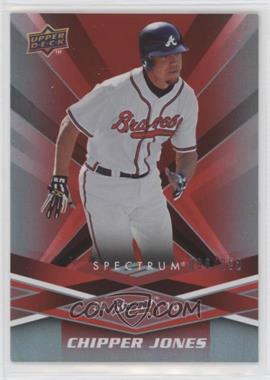 2009 Upper Deck Spectrum - [Base] - Red #6 - Chipper Jones /250