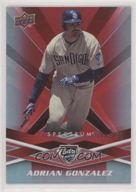 2009 Upper Deck Spectrum - [Base] - Red #78 - Adrian Gonzalez /250