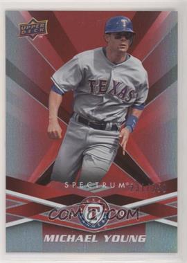 2009 Upper Deck Spectrum - [Base] - Red #96 - Michael Young /250