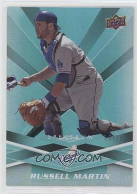 2009 Upper Deck Spectrum - [Base] - Turquoise #51 - Russell Martin /25