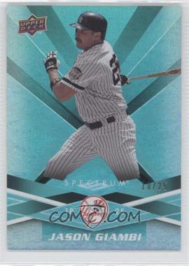 2009 Upper Deck Spectrum - [Base] - Turquoise #67 - Jason Giambi /25