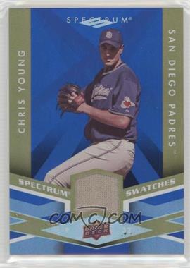 2009 Upper Deck Spectrum - Spectrum Swatches - Blue #SS-CY - Chris Young