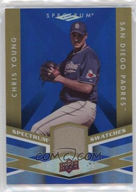 2009 Upper Deck Spectrum - Spectrum Swatches - Blue #SS-CY - Chris Young