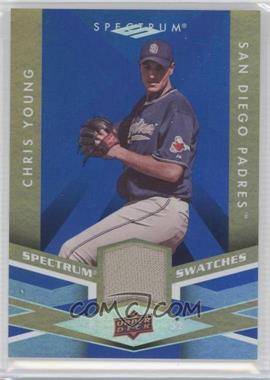 2009 Upper Deck Spectrum - Spectrum Swatches - Blue #SS-CY - Chris Young