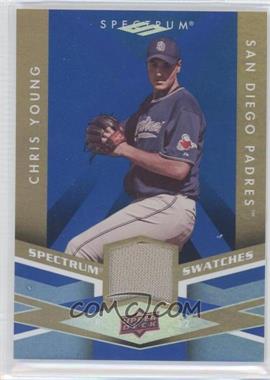 2009 Upper Deck Spectrum - Spectrum Swatches - Blue #SS-CY - Chris Young