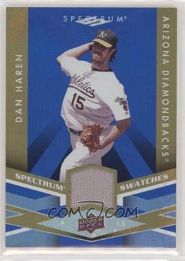 2009 Upper Deck Spectrum - Spectrum Swatches - Blue #SS-DH - Dan Haren