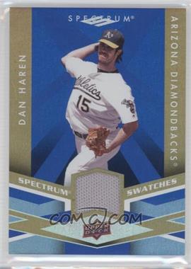 2009 Upper Deck Spectrum - Spectrum Swatches - Blue #SS-DH - Dan Haren