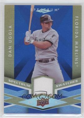 2009 Upper Deck Spectrum - Spectrum Swatches - Blue #SS-DU - Dan Uggla