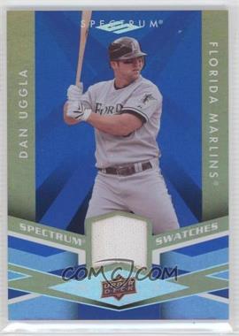 2009 Upper Deck Spectrum - Spectrum Swatches - Blue #SS-DU - Dan Uggla