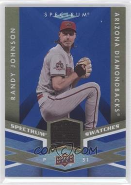 2009 Upper Deck Spectrum - Spectrum Swatches - Blue #SS-RJ - Randy Johnson