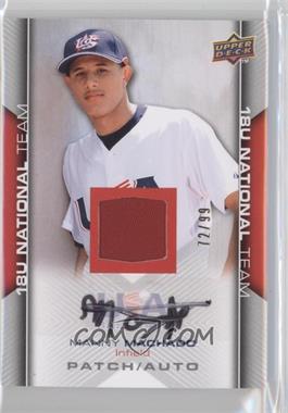 2009 Upper Deck USA Baseball Box Set - [Base] - Patch Autographs #USA-113 - Manny Machado /99