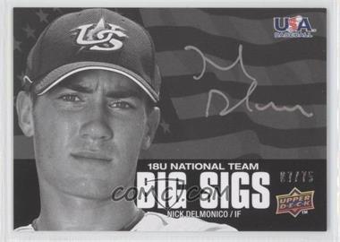 2009 Upper Deck USA Baseball Box Set - Big Sigs 18U National Team #BS18U-ND - Nick Delmonico /75