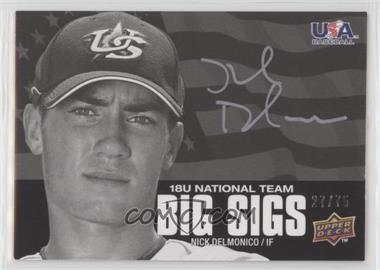 2009 Upper Deck USA Baseball Box Set - Big Sigs 18U National Team #BS18U-ND - Nick Delmonico /75