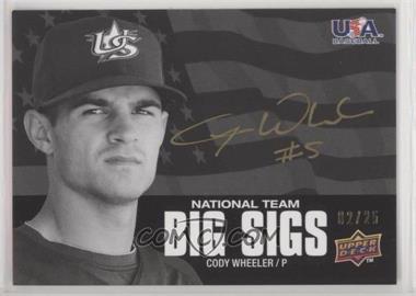 2009 Upper Deck USA Baseball Box Set - Big Sigs National Team - Gold Ink #BSNT-CW - Cody Wheeler /25