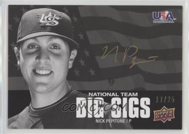 2009 Upper Deck USA Baseball Box Set - Big Sigs National Team - Gold Ink #BSNT-NP - Nick Pepitone /25
