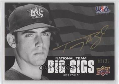 2009 Upper Deck USA Baseball Box Set - Big Sigs National Team - Gold Ink #BSNT-TZ - Tony Zych /25