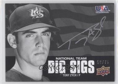 2009 Upper Deck USA Baseball Box Set - Big Sigs National Team #BSNT-TZ - Tony Zych /75