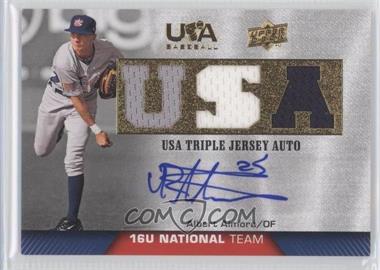 2009 Upper Deck USA Baseball Box Set - Triple Jersey 16U National Team - Autographs #TJA16U-AA - Albert Almora