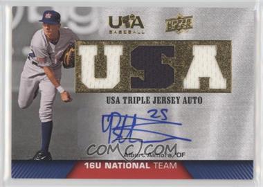 2009 Upper Deck USA Baseball Box Set - Triple Jersey 16U National Team - Autographs #TJA16U-AA - Albert Almora