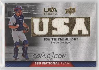 2009 Upper Deck USA Baseball Box Set - Triple Jersey 16U National Team #TJ16U-SC - Shaun Chase