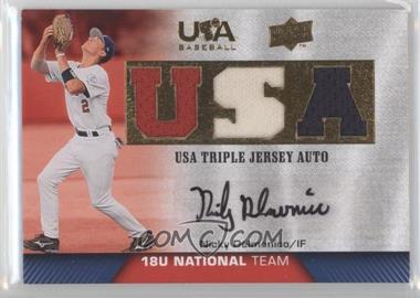 2009 Upper Deck USA Baseball Box Set - Triple Jersey 18U National Team - Autographs #TJA18U-ND - Nicky Delmonico