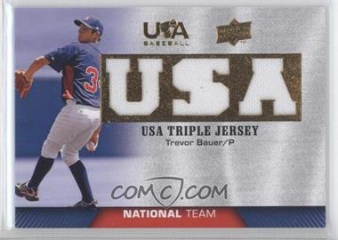 2009 Upper Deck USA Baseball Box Set - Triple Jersey National Team #TJNT-TB - Trevor Bauer