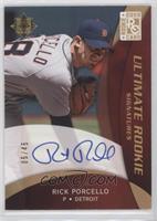 Rookie Signatures - Rick Porcello #/45