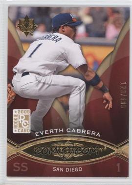 2009 Upper Deck Ultimate Collection - [Base] #64 - Everth Cabrera /500