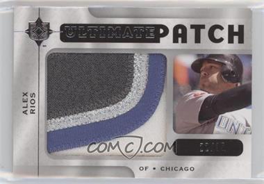 2009 Upper Deck Ultimate Collection - Ultimate Patch #UP AR - Alex Rios /35