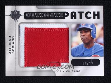 2009 Upper Deck Ultimate Collection - Ultimate Patch #UP AS - Alfonso Soriano /12 [Good to VG‑EX]