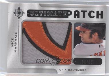 2009 Upper Deck Ultimate Collection - Ultimate Patch #UP NI - Nick Markakis /35