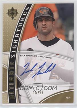 2009 Upper Deck Ultimate Collection - Ultimate Signature #US-NM1 - Nick Markakis /39