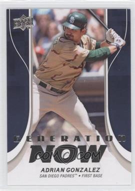 2009 Upper Deck Update - Series 1 & 2 Fat Packs Generation Now #GN3 - Adrian Gonzalez