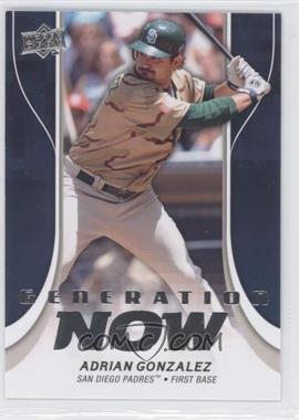 2009 Upper Deck Update - Series 1 & 2 Fat Packs Generation Now #GN3 - Adrian Gonzalez