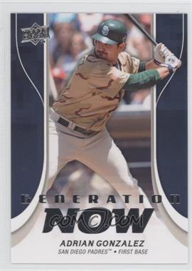 2009 Upper Deck Update - Series 1 & 2 Fat Packs Generation Now #GN3 - Adrian Gonzalez