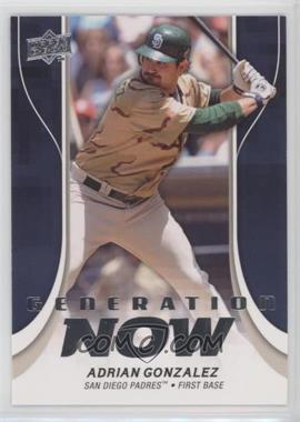 2009 Upper Deck Update - Series 1 & 2 Fat Packs Generation Now #GN3 - Adrian Gonzalez